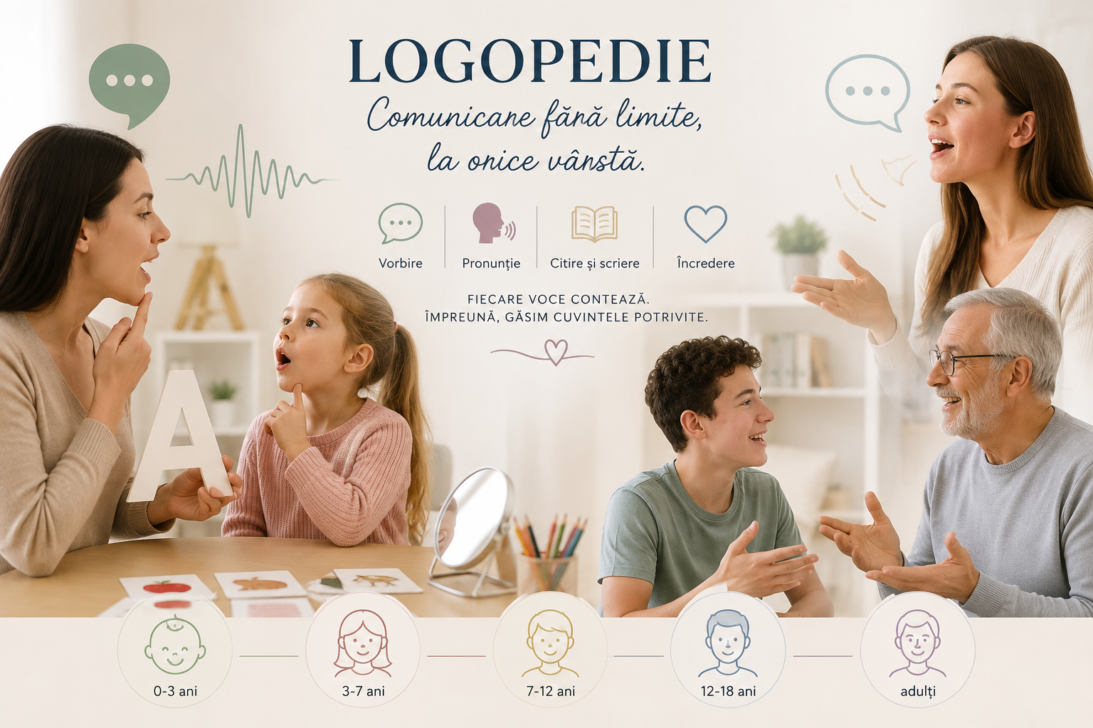 Terapie logopedică - Ședința de 50min